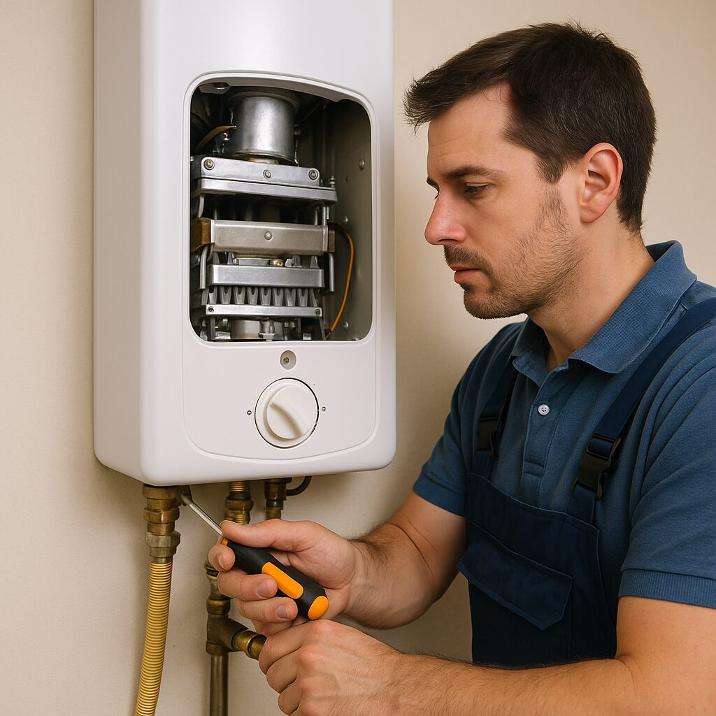 آموزش آبگرمکن دیوایری در کرج و تهران، تنظیم شعله آبگرمکن